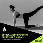 Preparador Físico / Clases de Entrenamientos Personales y Entrenamientos Grupales, modo presencial y On-line plataformas (Meet o Zoom)